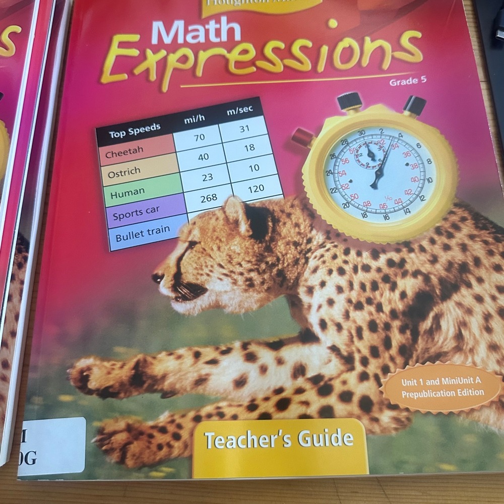 Houghton Mifflin Math Expressions Grade 5 Teacher Resource Guide Homework Set